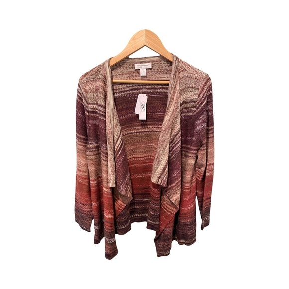 Christoper & Banks Open Front Cardigan Sweater NWT Size Large Petite - Picture 1 of 7
